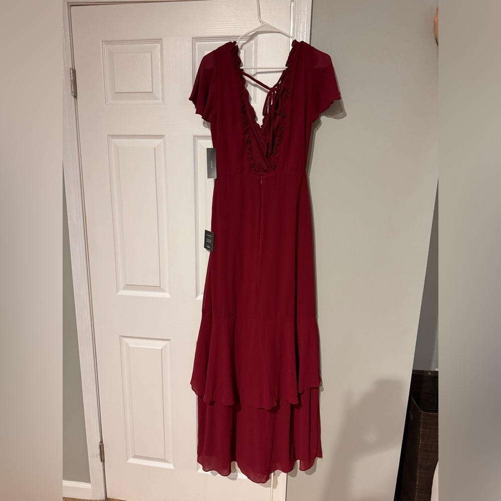 Lulus Wine Red dress